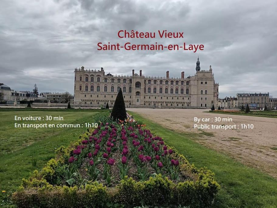 טראפס Appartement 4 Pieces - La Rose Des Yvelines - Classe 3 Etoiles מראה חיצוני תמונה